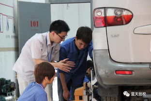 藍天技校成功舉辦“汽車修理能手”技能大賽——深化實操教學，錘煉汽修技藝